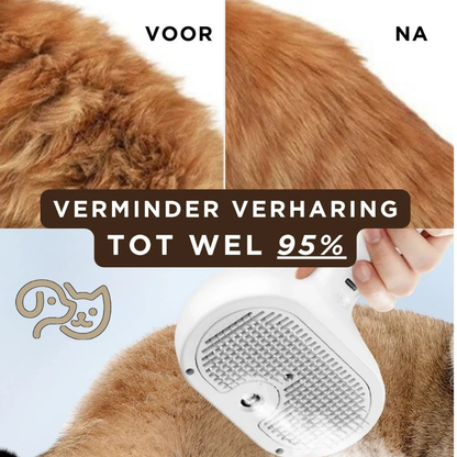 SteamHeaven 2.0 – Professionele Vachtverzorgingsborstel